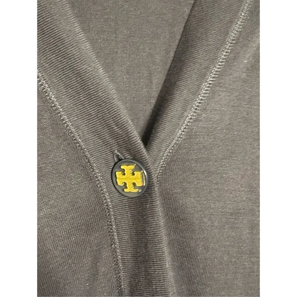 Tory Burch 100% Cotton Button Front Cardigan Sweater Women’s Size Small